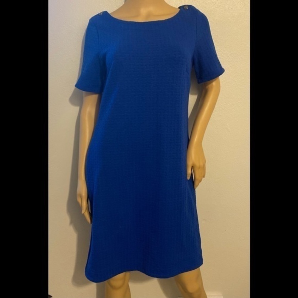 Lands end size S blue dress